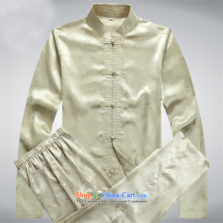 Beijing Europe of older persons in the Tang dynasty and long-sleeved kit spring and fall of kung fu men Chinese shirt tray clip Tang Dynasty Package White Kit XL Photo, prices, brand platters! The elections are supplied in the national character of distribution, so action, buy now enjoy more preferential! As soon as possible.