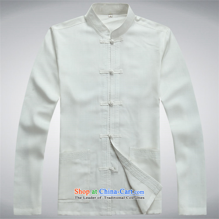 The elderly in the OSCE kyung man long-sleeved Tang dynasty male Kit Chinese leisure Tang jackets collar jacket father boxed White Kit L picture, prices, brand platters! The elections are supplied in the national character of distribution, so action, buy now enjoy more preferential! As soon as possible.