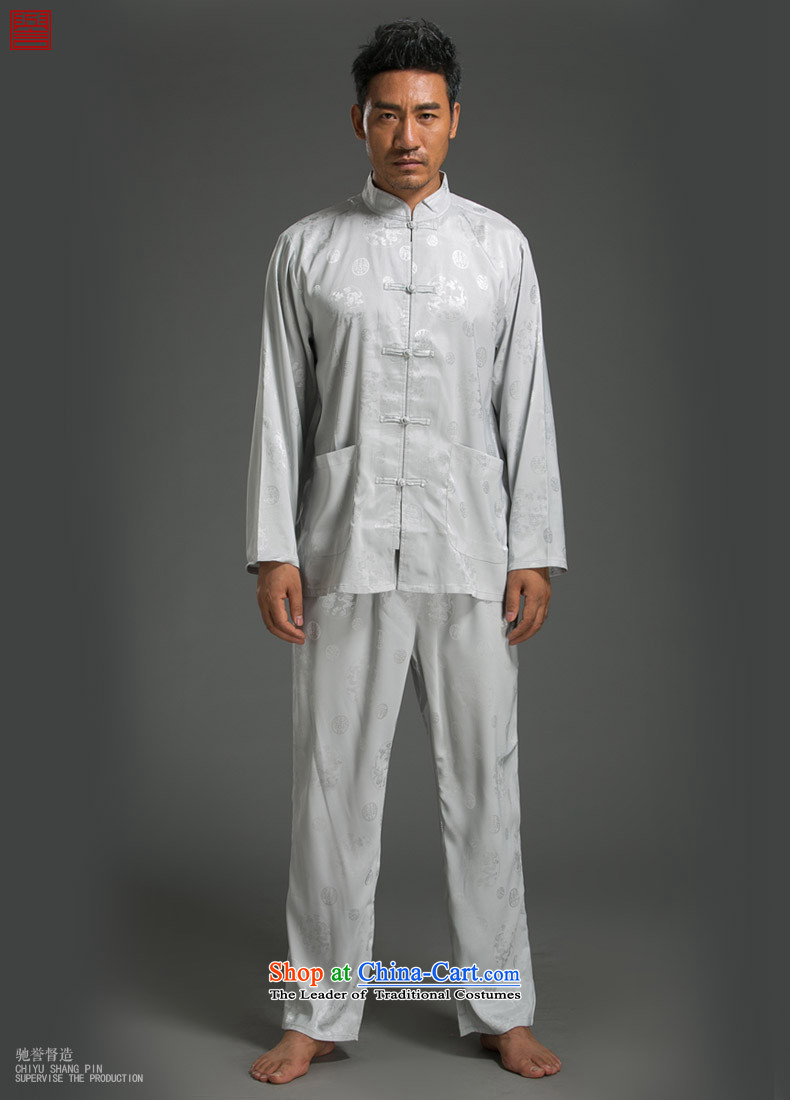 Renowned Tang dynasty China wind and long-sleeved Tang Dynasty Package for summer package men Chinese men white T-shirt, (170)pictures, prices, brand platters! The elections are supplied in the national character of distribution, so action, buy now enjoy more preferential! As soon as possible.