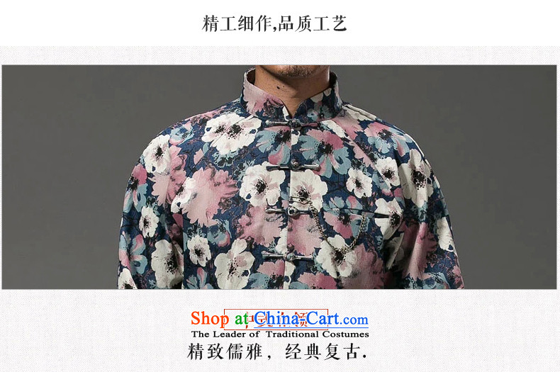 Renowned China wind stamp Tang dynasty male Sau San disk l Chinese improved during the spring and autumn cowboy detained jacket Suit Large XL Photo, prices, brand platters! The elections are supplied in the national character of distribution, so action, buy now enjoy more preferential! As soon as possible.