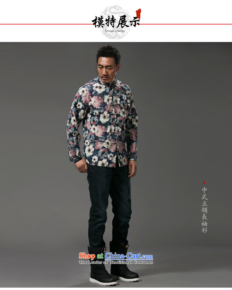 Renowned China wind stamp Tang dynasty male Sau San disk l Chinese improved during the spring and autumn cowboy detained jacket Suit Large XL Photo, prices, brand platters! The elections are supplied in the national character of distribution, so action, buy now enjoy more preferential! As soon as possible.