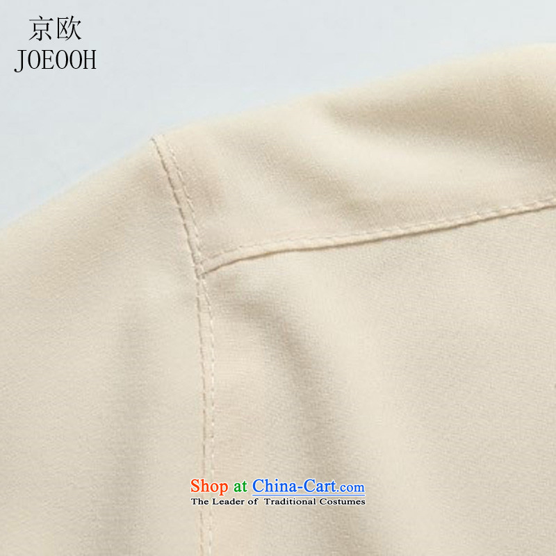 Kyung Nam Mr Tang dynasty OSCE short-sleeved T-shirt older package for China wind load father sheikhs Han-men-yard White Kit XL, Putin (JOE OOH) , , , shopping on the Internet
