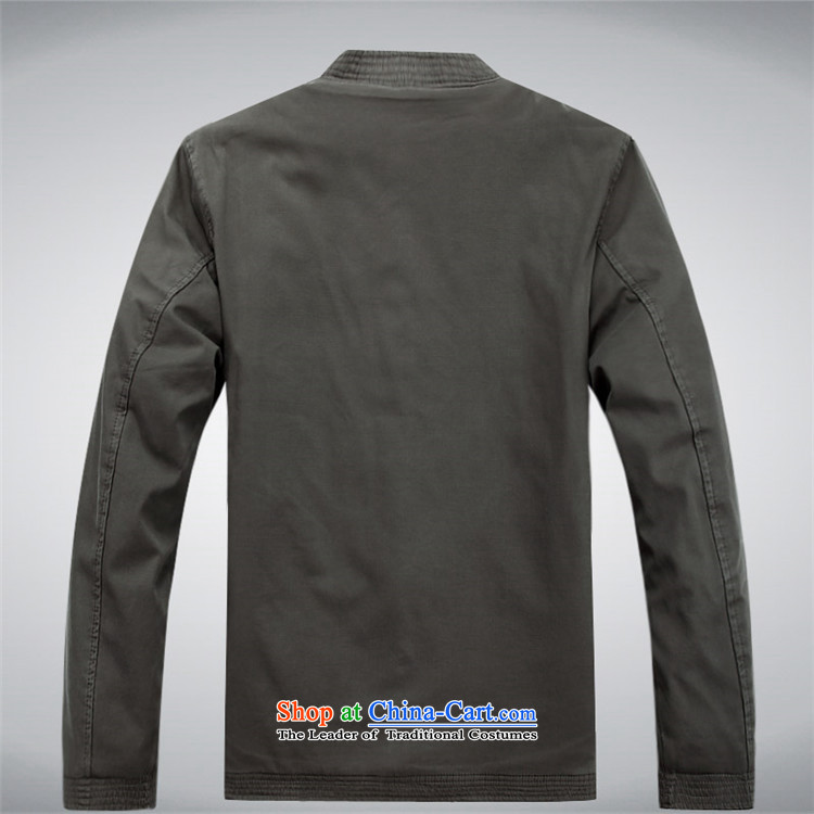 Kanaguri Mouse Men's Mock-Neck Shirt clip loaded disc Tang long-sleeved shirt, forming the basis of Chinese shirt spring Light Gray L picture, prices, brand platters! The elections are supplied in the national character of distribution, so action, buy now enjoy more preferential! As soon as possible.