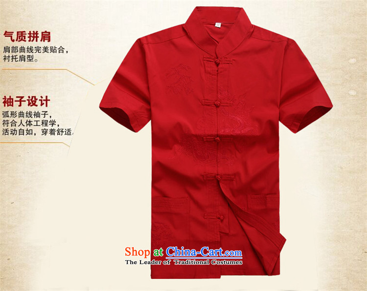 Hiv Rollet summer men Tang dynasty short-sleeved T-shirt China Wind Pants summer in older men Kit Chinese tunic red kit S picture, prices, brand platters! The elections are supplied in the national character of distribution, so action, buy now enjoy more preferential! As soon as possible.