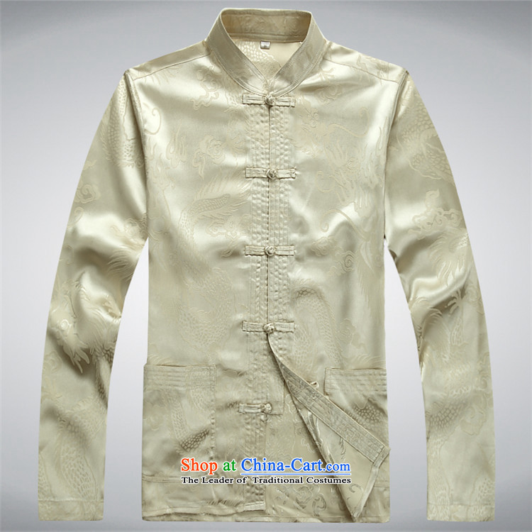 Hiv Rollet men Tang dynasty cotton long-sleeved Large Dragon Chinese men Tang Dynasty Package white T-shirt and packaged XL Photo, prices, brand platters! The elections are supplied in the national character of distribution, so action, buy now enjoy more preferential! As soon as possible.