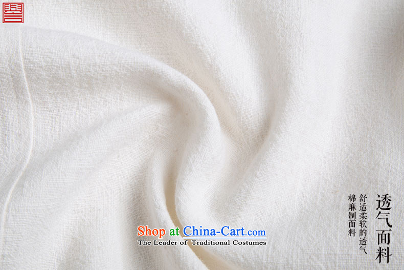 Renowned Tang replacing men's leisure printed cloth short-sleeved shirt linen china wind male cotton linen clothes men's summer White XXL picture, prices, brand platters! The elections are supplied in the national character of distribution, so action, buy now enjoy more preferential! As soon as possible.