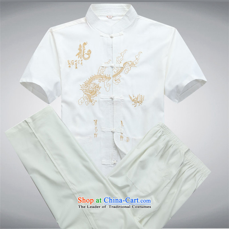 Beijing OSCE men's short-sleeved in Tang Dynasty older summer shirt older persons summer China wind men Tang Dynasty Package beige kit XXXL picture, prices, brand platters! The elections are supplied in the national character of distribution, so action, buy now enjoy more preferential! As soon as possible.