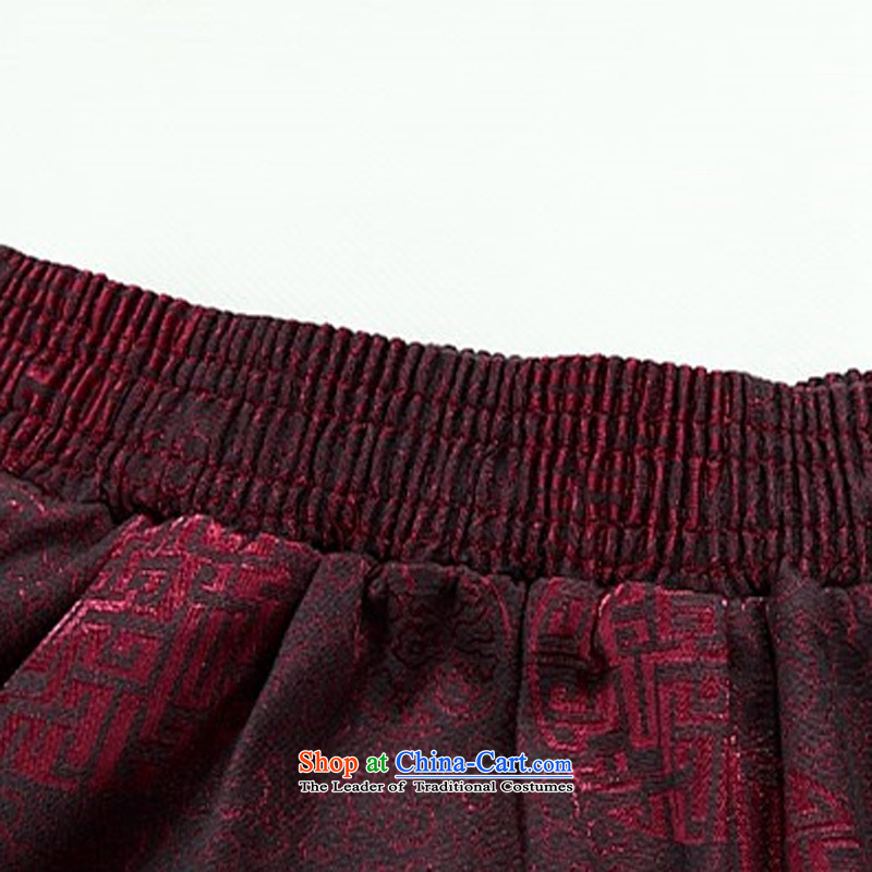 Kanaguri Mouse New China Wind Pants elastic waist Tang straight men casual pants comfortable Tang pants red XL, mouse (JINLISHU KANAGURI) , , , shopping on the Internet