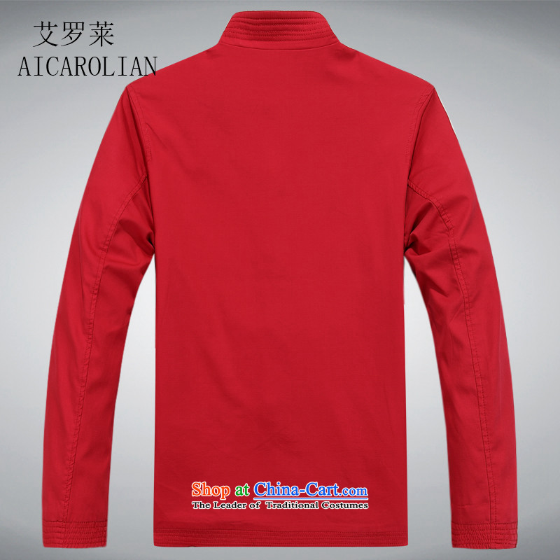 Hiv Rollet of older persons in the Tang dynasty and long-sleeved shirt men Haruo Jacket coat elderly clothes red XL, HIV (AICAROLINA ROLLET) , , , shopping on the Internet