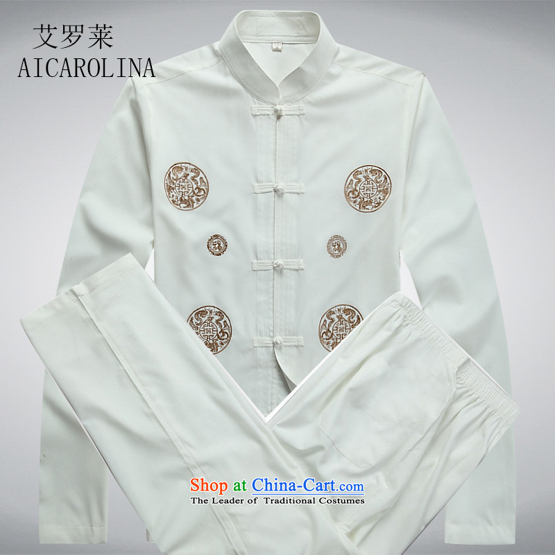 Rollet HIV from older men and replace long-sleeved Tang dynasty China National wind load father Chinese White Collar kit kit S, HIV (AICAROLINA ROLLET) , , , shopping on the Internet