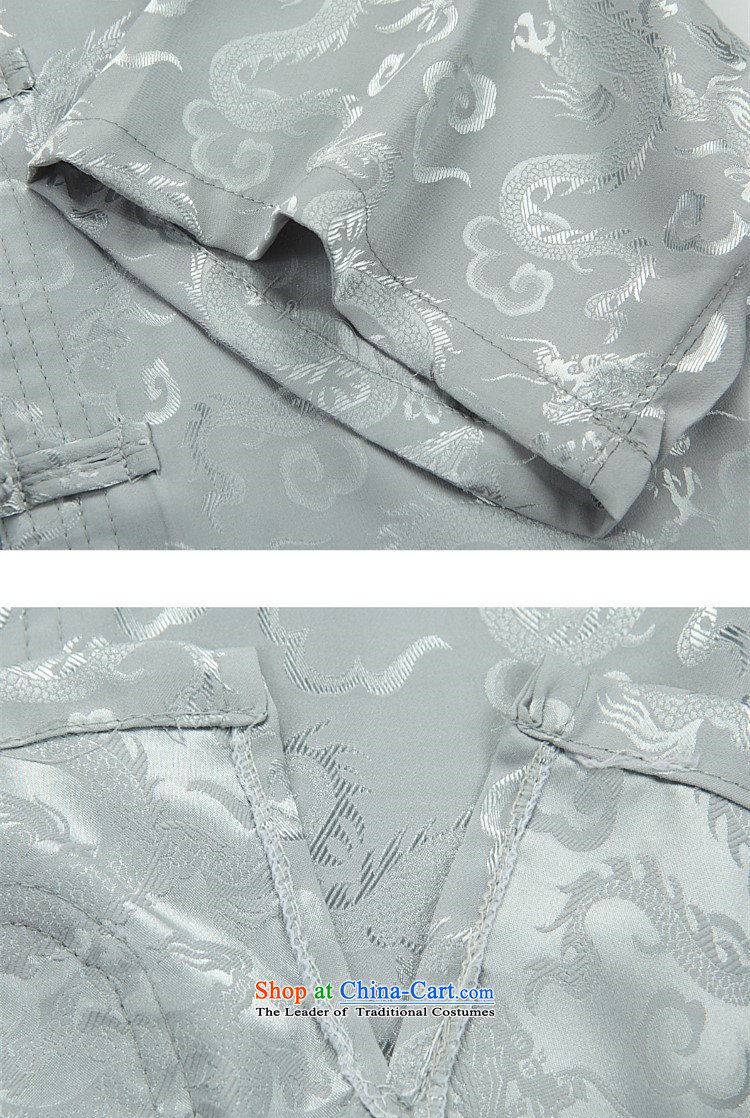 Hiv Rollet spring and summer men Tang Dynasty Package short-sleeved older people in China wind Chinese men's grandfather summer gray Cheong Wa kit S picture, prices, brand platters! The elections are supplied in the national character of distribution, so action, buy now enjoy more preferential! As soon as possible.