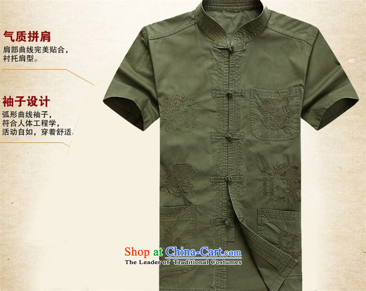 Hiv Rollet summer men Tang dynasty male short-sleeved T-shirt Chinese ROM China wind shirt clip summer khaki S picture, prices, brand platters! The elections are supplied in the national character of distribution, so action, buy now enjoy more preferential! As soon as possible.