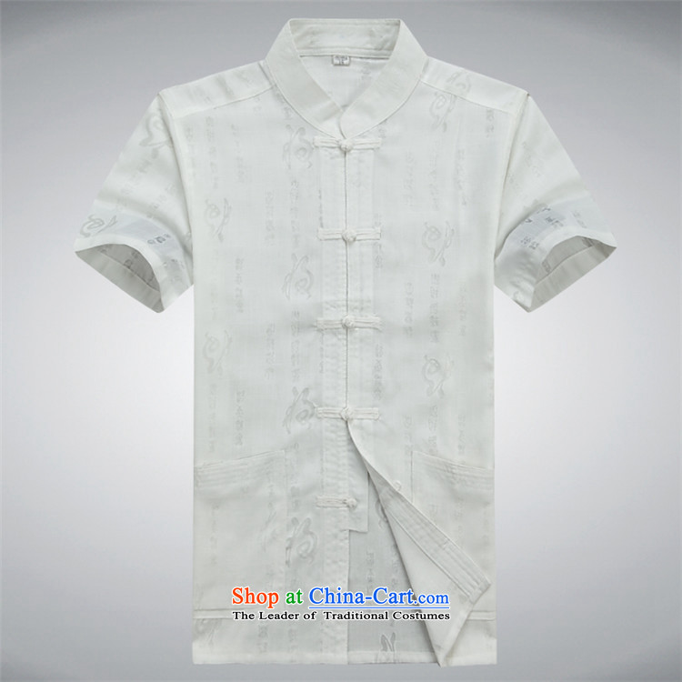 Beijing Summer Europe New Tang dynasty cotton linen men short-sleeved T-shirt and older persons in the Han-China wind men's short-sleeve kit beige kit M picture, prices, brand platters! The elections are supplied in the national character of distribution, so action, buy now enjoy more preferential! As soon as possible.
