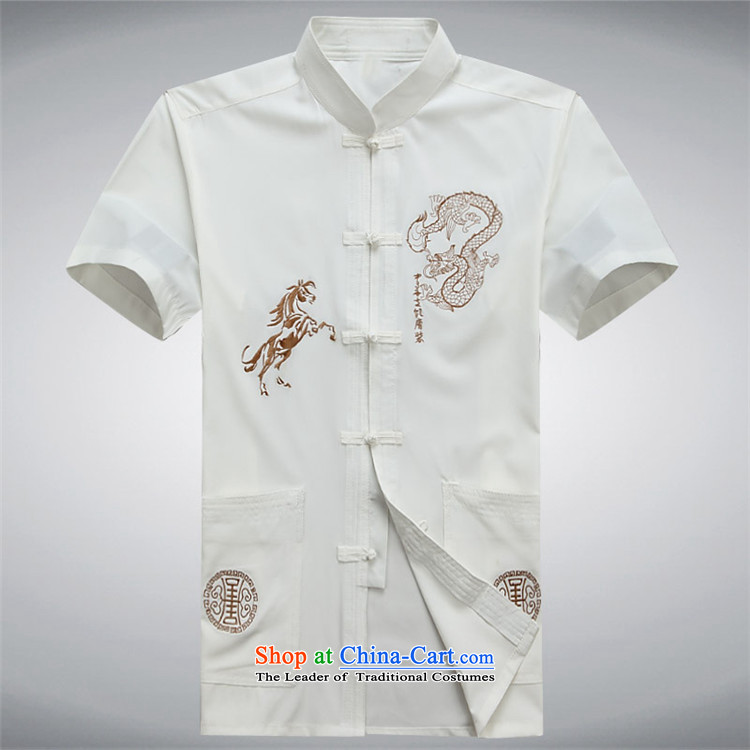 Kanaguri mouse in Tang Dynasty older men and short-sleeved shirt older older persons summer load men dad grandpa replacing white L picture, prices, brand platters! The elections are supplied in the national character of distribution, so action, buy now enjoy more preferential! As soon as possible.