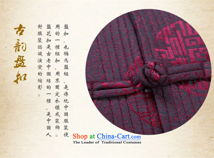 Hiv Rollet China wind spring and autumn Tang Dynasty Chinese father of men and the elderly in the jacket clothing Dark Blue M picture, prices, brand platters! The elections are supplied in the national character of distribution, so action, buy now enjoy more preferential! As soon as possible.
