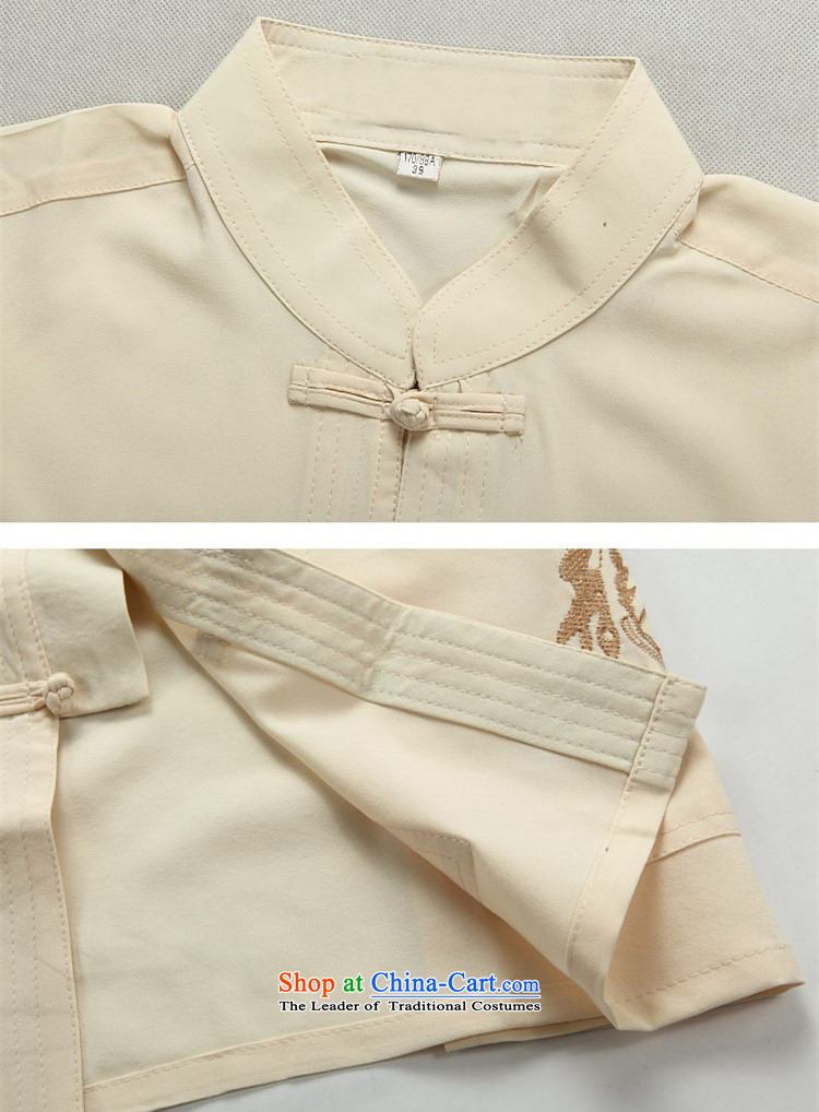 Hiv Rollet men Tang Dynasty Package summer shirts men short-sleeved leisure China wind summer beige jacket XXXL picture, prices, brand platters! The elections are supplied in the national character of distribution, so action, buy now enjoy more preferential! As soon as possible.