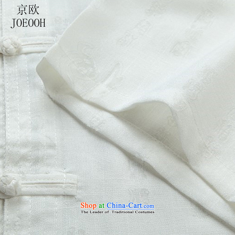 Kyung Nam Mr Tang dynasty OSCE short-sleeve packaged well field cotton linen short-sleeved men Kit Chinese collar Tang dynasty China wind White Kit , M, Putin (JOE OOH) , , , shopping on the Internet