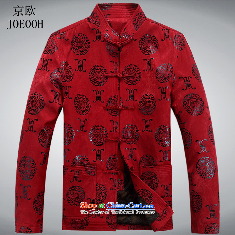 Beijing Spring and Autumn in New European Older Tang dynasty and long-sleeved national costumes men Tang dynasty thick Tang jackets jacket coat RED M, Putin (JOE OOH) , , , shopping on the Internet