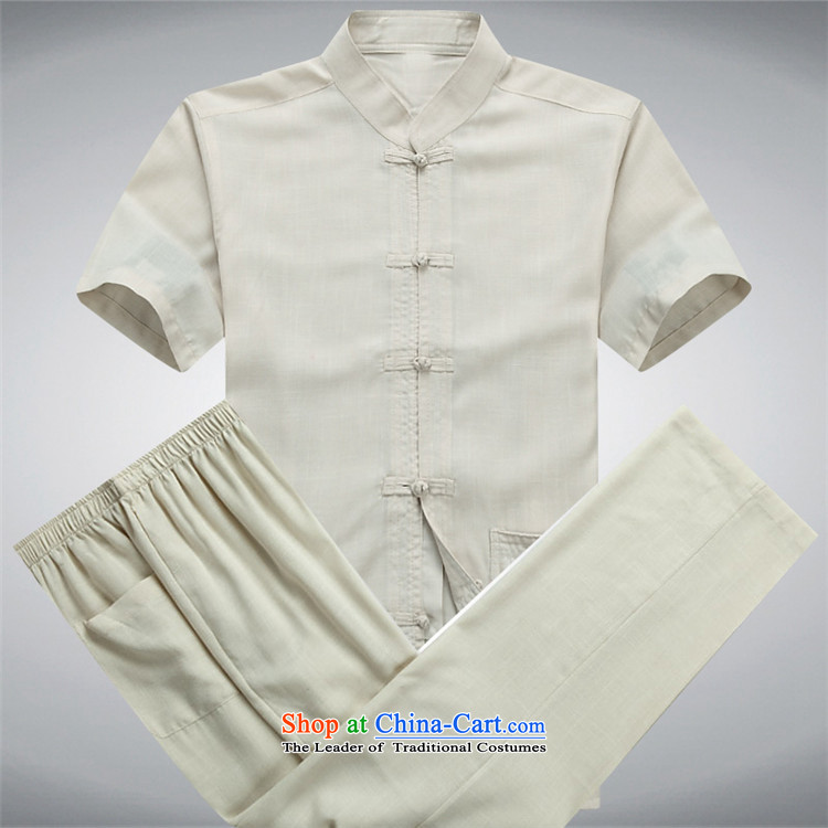 Hiv Rollet Summer China wind men Tang dynasty long-sleeved kit of older persons in the summer summer Chinese men White XXL kit picture, prices, brand platters! The elections are supplied in the national character of distribution, so action, buy now enjoy more preferential! As soon as possible.