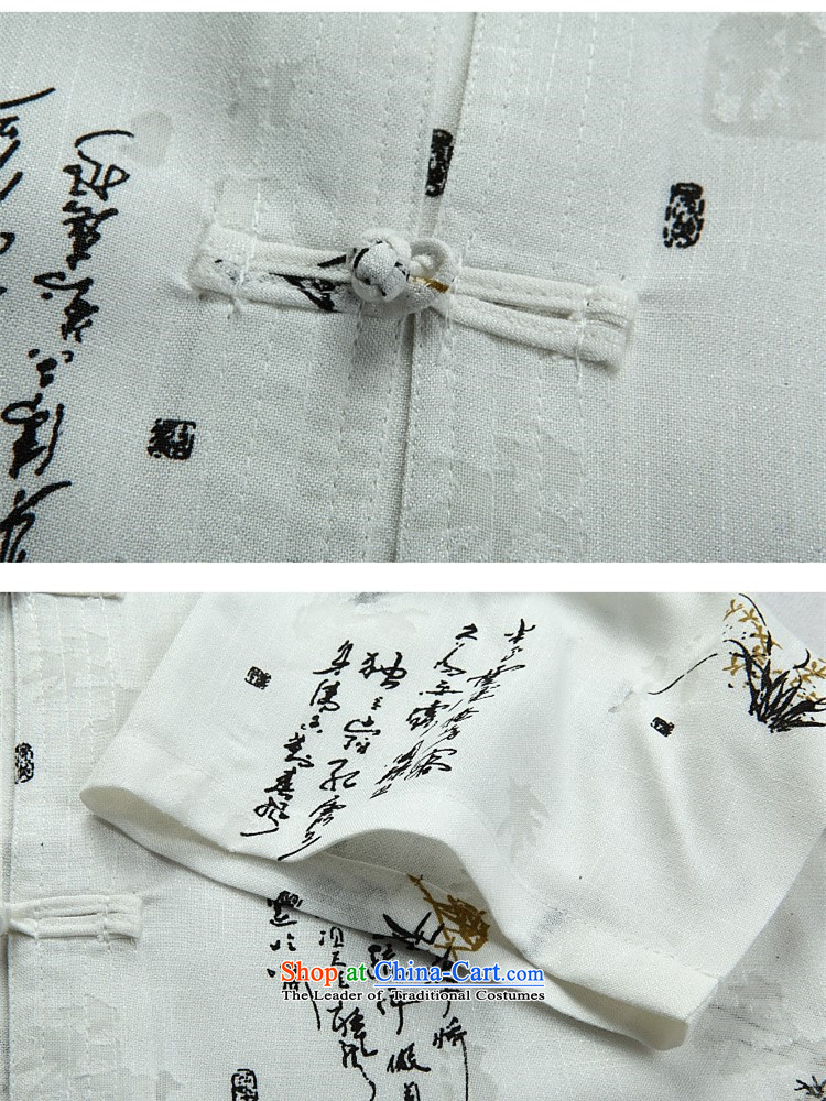 Beijing summer leisure European men short-sleeved Tang dynasty China wind ma zhuyeshan shirt Chinese linen: cotton linen Tang Dynasty Han-beige L picture, prices, brand platters! The elections are supplied in the national character of distribution, so action, buy now enjoy more preferential! As soon as possible.
