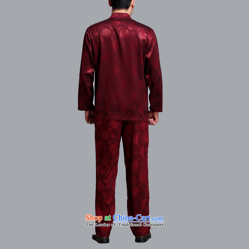 Rollet HIV in the spring and autumn of older men Tang dynasty long-sleeved T-shirt Kit Chinese middle-aged men casual Beneficência Instrução Gratuita aos Pobres de Bordeaux XL, HIV (AICAROLINA ROLLET) , , , shopping on the Internet