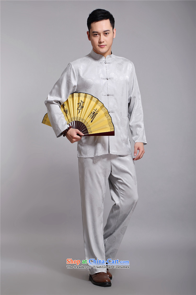 Hiv Rollet Spring New elderly male Tang dynasty boxed long-sleeved Kit China wind load Gold 4XL Photo father, prices, brand platters! The elections are supplied in the national character of distribution, so action, buy now enjoy more preferential! As soon as possible.