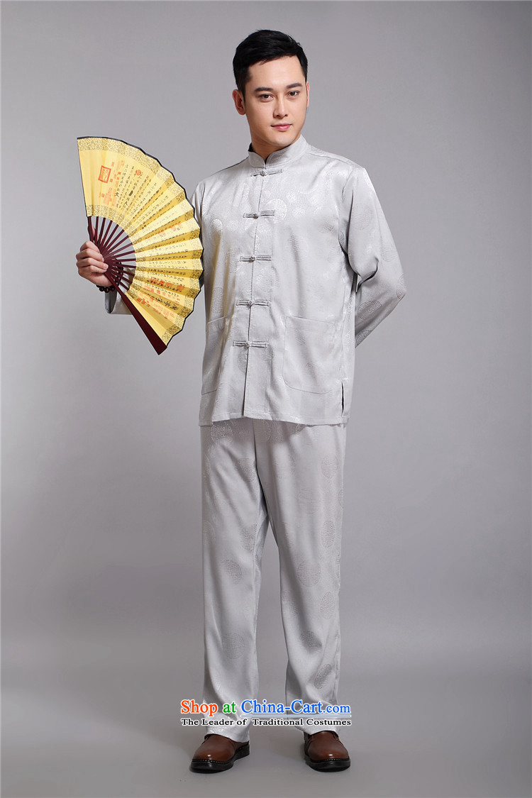 Hiv Rollet Spring New elderly male Tang dynasty boxed long-sleeved Kit China wind load Gold 4XL Photo father, prices, brand platters! The elections are supplied in the national character of distribution, so action, buy now enjoy more preferential! As soon as possible.