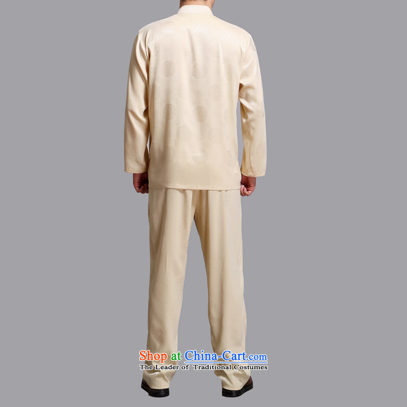 Hiv Rollet Spring New elderly male Tang dynasty boxed long-sleeved Kit China wind load gold 4XL, father HIV ROLLET (AICAROLINA) , , , shopping on the Internet