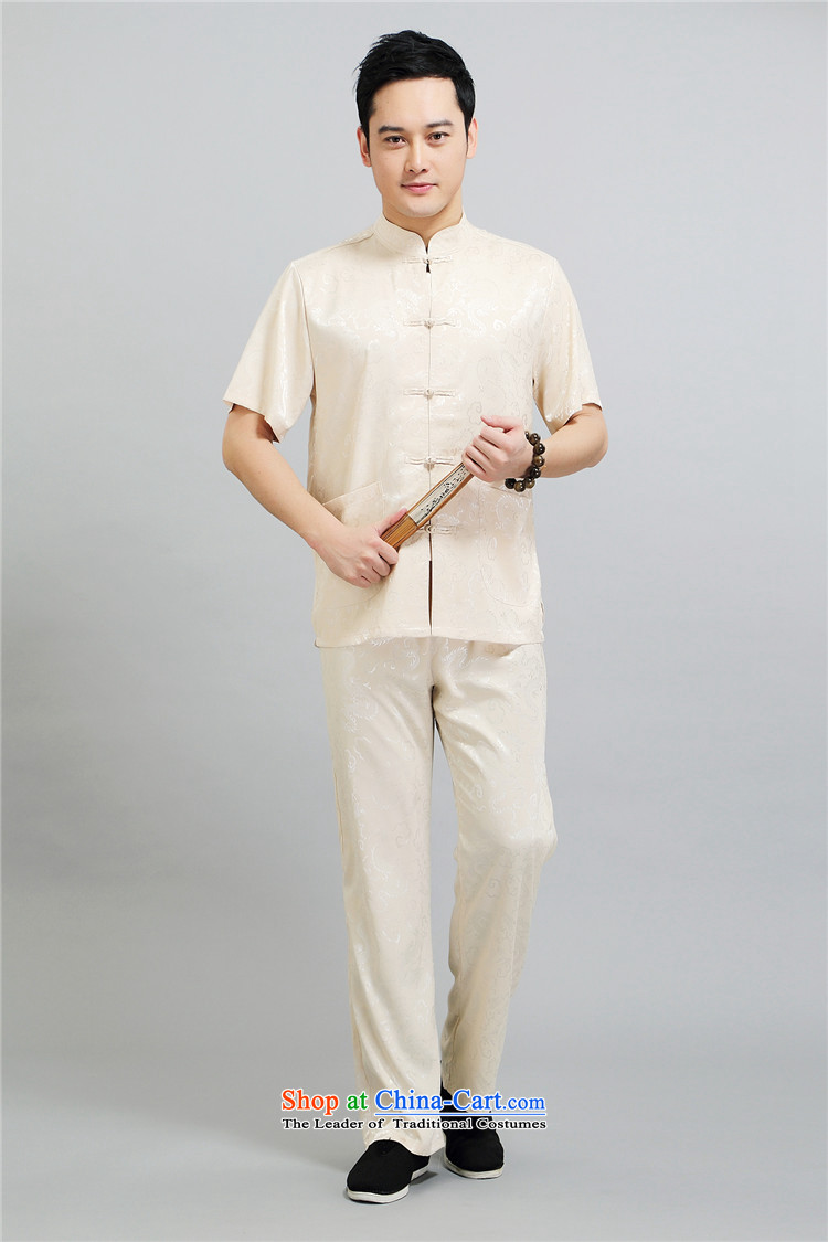 Hiv Rollet of older persons in the Tang dynasty summer men short-sleeve kit China wind loading loading large grandfather father yard White XL Photo, prices, brand platters! The elections are supplied in the national character of distribution, so action, buy now enjoy more preferential! As soon as possible.