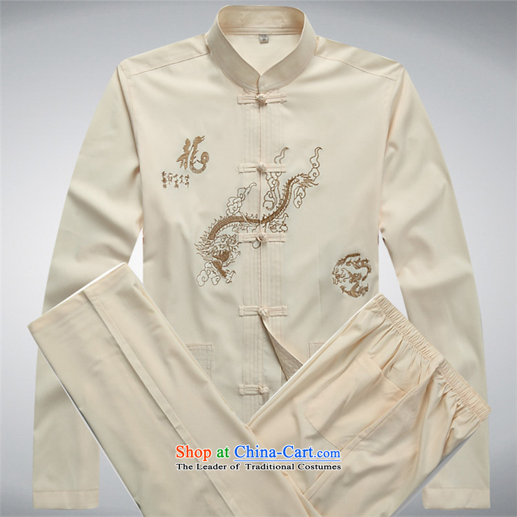 Hiv Rollet New Men long-sleeved Tang Dynasty Package men casual Chinese shirt Tang white shirt M picture, prices, brand platters! The elections are supplied in the national character of distribution, so action, buy now enjoy more preferential! As soon as possible.