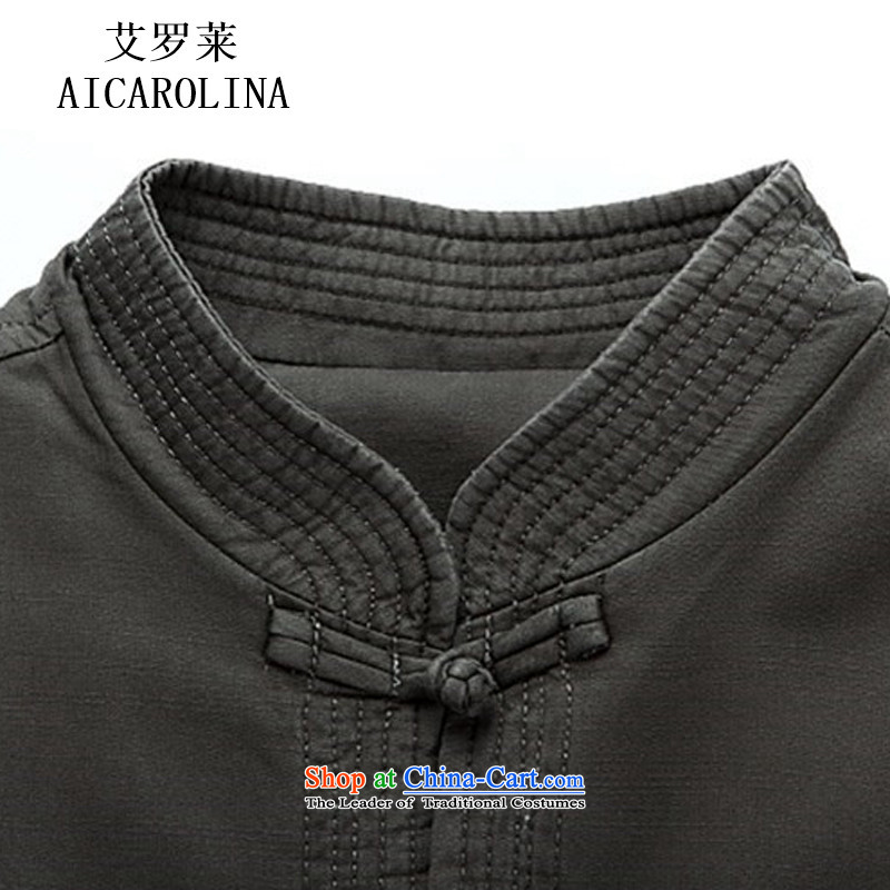 Rollet HIV in both the father elderly men middle-aged man jacket leisure spring and autumn new collar Tang blouses carbon XXXL, HIV ROLLET (AICAROLINA) , , , shopping on the Internet