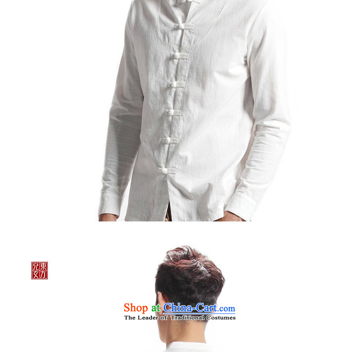 The sons and daughters of the oriental Mock-Neck Shirt Disk Zen detained national costumes China wind Cotton Men long-sleeved shirt Chinese men blue XXXXL picture, prices, brand platters! The elections are supplied in the national character of distribution, so action, buy now enjoy more preferential! As soon as possible.