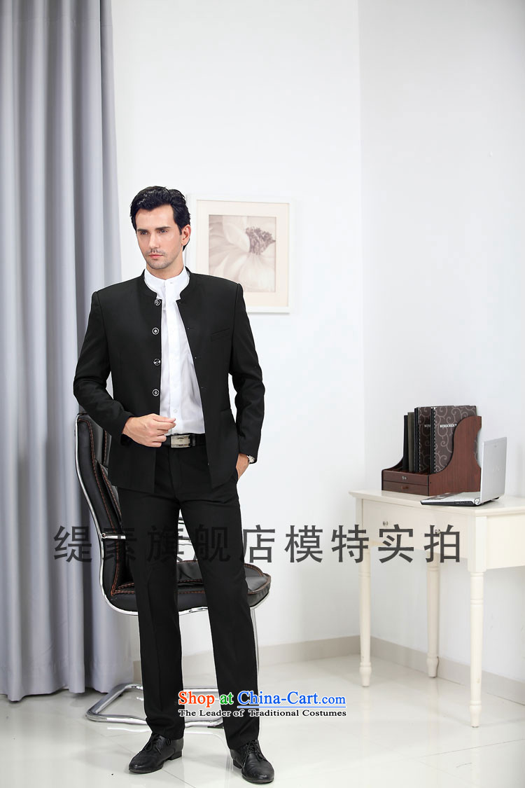 As of 2015, the new TISU suits men suit male suite Sau San suits China wind Chinese Young Men's Mock-Neck Chinese tunic replacing the bridegroom single white collar 185/2XL Pants Shirts 34 pictures, prices, brand platters! The elections are supplied in the national character of distribution, so action, buy now enjoy more preferential! As soon as possible.