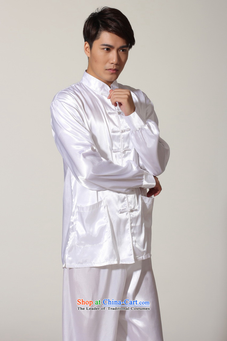 To Jing Ge older men summer Tang dynasty collar silk men long-sleeved kit for larger men's kung fu kit -D GOLD XL recommendations seriously pictures, price weighs 160-170, brand platters! The elections are supplied in the national character of distribution, so action, buy now enjoy more preferential! As soon as possible.