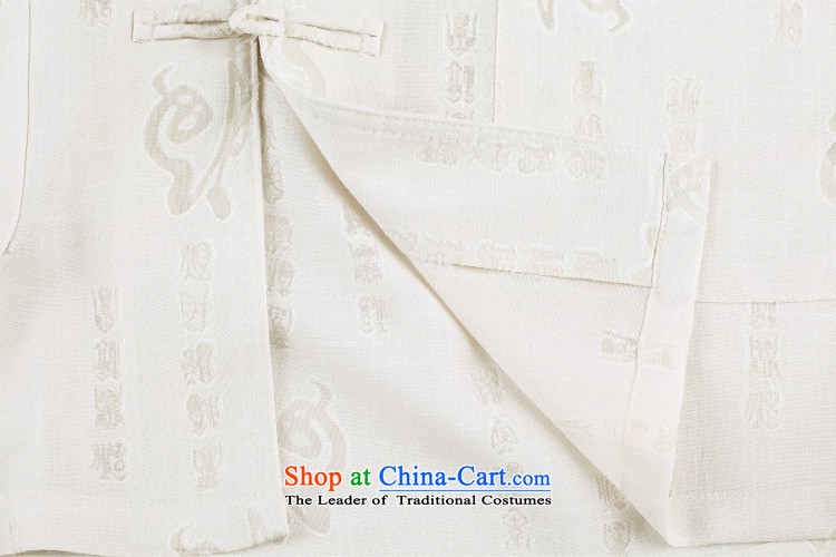 Silver armor Tang Dynasty Short-Sleeve Men spring and summer load of older persons in the Tang dynasty linen short-sleeved men Tang dynasty short-sleeve kit national costumes and white/175 pictures, prices, brand platters! The elections are supplied in the national character of distribution, so action, buy now enjoy more preferential! As soon as possible.