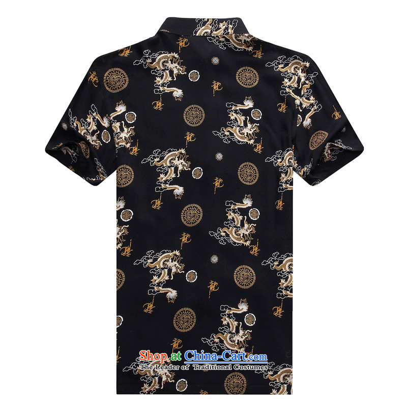 Sato Chu 2015 Summer men short-sleeved shirt Tang dynasty in older leisure Chinese tunic China wind Taegeuk services father T-shirts red 185/56/XXXL, Sato Chu shopping on the Internet has been pressed.