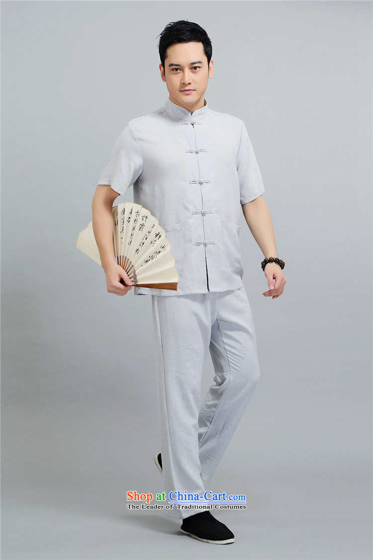 Hiv Rollet summer middle-aged men Tang dynasty short-sleeve kit of older people in China wind elderly men grandpa summer L/170 white shirt picture, prices, brand platters! The elections are supplied in the national character of distribution, so action, buy now enjoy more preferential! As soon as possible.