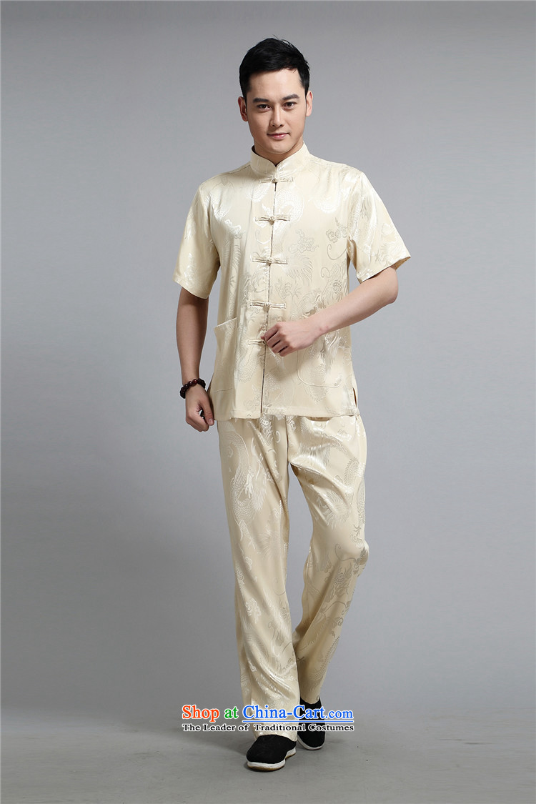 Hiv Rollet summer men aged short-sleeved Tang Dynasty Package men and the elderly man Tang Dynasty Recreation father replace blue 4XL/190 picture, prices, brand platters! The elections are supplied in the national character of distribution, so action, buy now enjoy more preferential! As soon as possible.