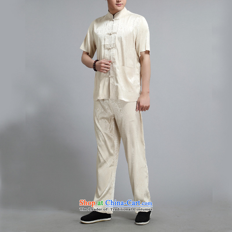 Hiv Rollet summer new national costumes Tang dynasty middle-aged short-sleeve packaged thin, GOLD L/170, HIV ROLLET (AICAROLINA) , , , shopping on the Internet