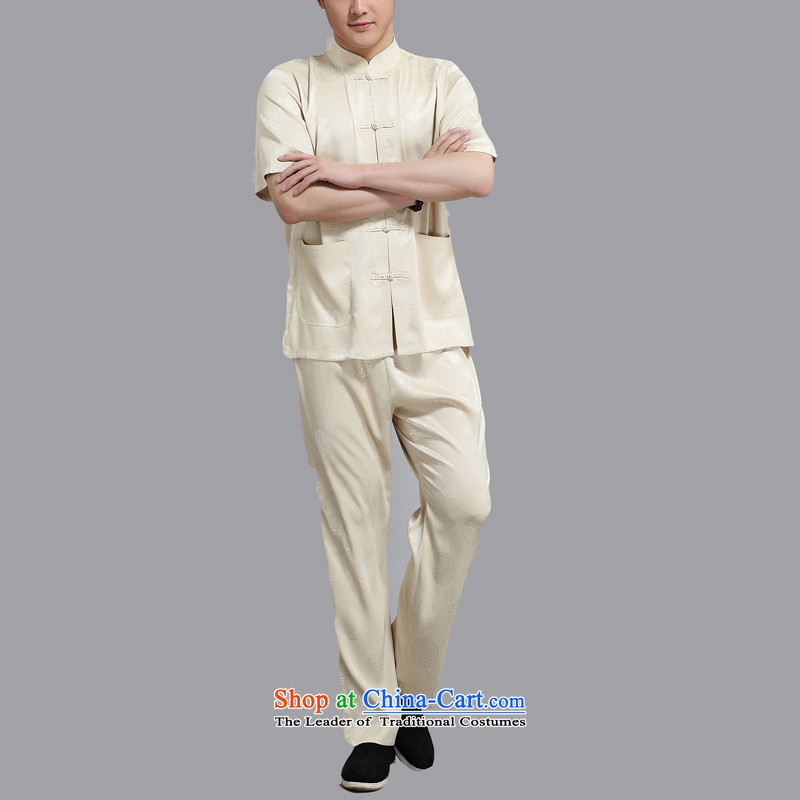 Hiv Rollet 2015 middle-aged men Tang dynasty short-sleeved shirt, older men's summer package gold L/170, HIV ROLLET (AICAROLINA) , , , shopping on the Internet
