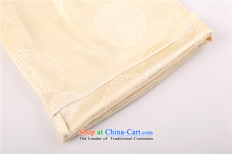 Hiv Rollet of older persons in the Tang Dynasty Men long-sleeved shirt Chinese China wind middle-aged man kit spring gold XXL/180 picture, prices, brand platters! The elections are supplied in the national character of distribution, so action, buy now enjoy more preferential! As soon as possible.