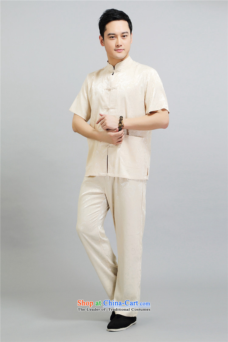 Hiv Rollet men in Tang Dynasty older men and short-sleeved middle-aged father of older persons Tang Dynasty Package half sleeve China wind male聽XXL/180 white picture, prices, brand platters! The elections are supplied in the national character of distribution, so action, buy now enjoy more preferential! As soon as possible.