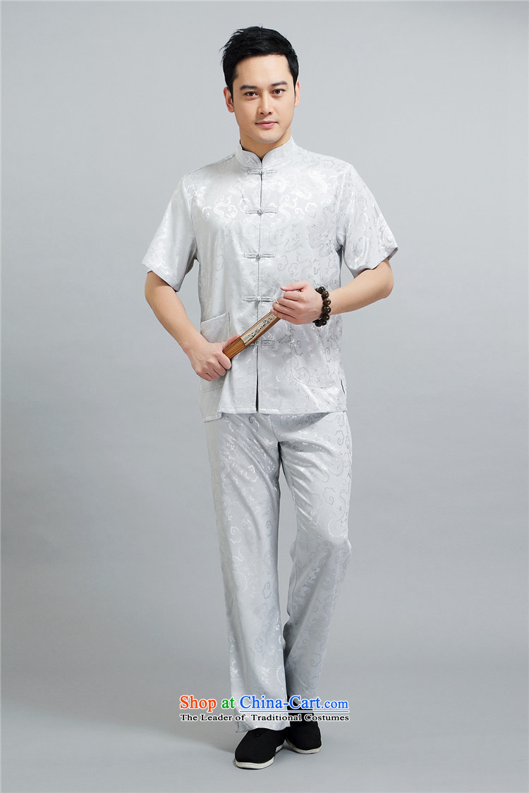 Hiv Rollet men in Tang Dynasty older men and short-sleeved middle-aged father of older persons Tang Dynasty Package half sleeve China wind male XXL/180 white picture, prices, brand platters! The elections are supplied in the national character of distribution, so action, buy now enjoy more preferential! As soon as possible.