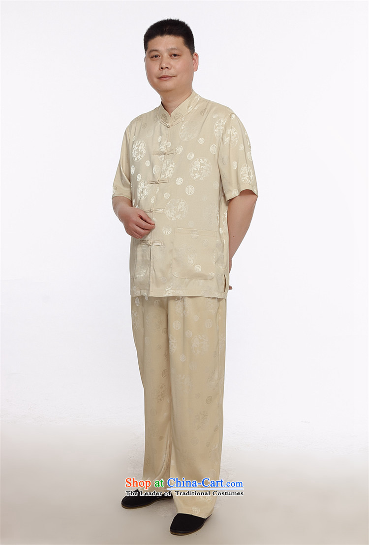Airault letang replacing men summer short-sleeved in Tang Dynasty older Short-Sleeve Men Kit Silver Loaded Dad middle-aged S picture, prices, brand platters! The elections are supplied in the national character of distribution, so action, buy now enjoy more preferential! As soon as possible.