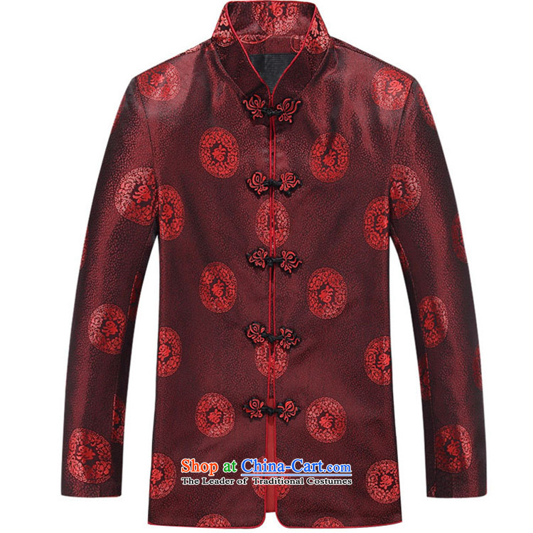 Hiv Rollet long-sleeved Tang Dynasty Chinese men and ethnic Tang jacket couples, red kit men 190 pictures, prices, brand platters! The elections are supplied in the national character of distribution, so action, buy now enjoy more preferential! As soon as possible.