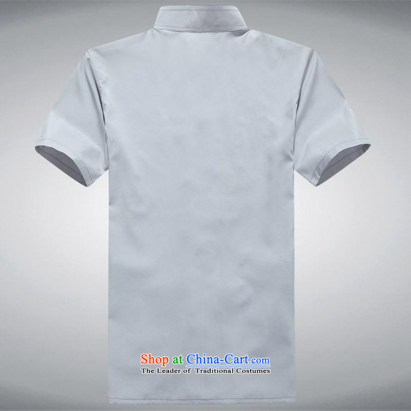 Hundreds of brigade bailv summer Stylish slim plate fasteners leisure Short-Sleeve Mock-Neck Shirt comfortable white 165, 100 (bailv) , , , shopping on the Internet