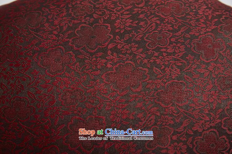 De Fudo cloud- summer 2015 new cloud of incense yarn men Tang dynasty short-sleeved Chinese clothing dark red XL Photo, prices, brand platters! The elections are supplied in the national character of distribution, so action, buy now enjoy more preferential! As soon as possible.