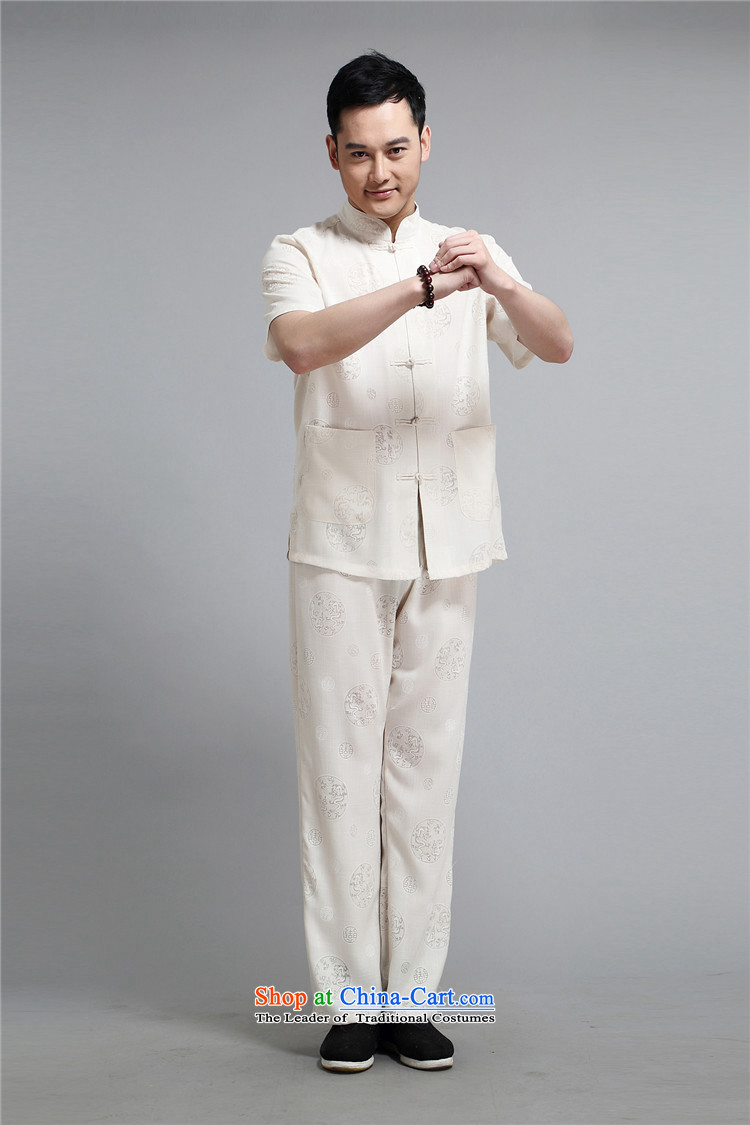 Kyung-ho Tang Dynasty Chinese Disc covered by withholding washable linen half of elderly sleeveless shirt, man summer pure short-sleeve kit m White XXL picture, prices, brand platters! The elections are supplied in the national character of distribution, so action, buy now enjoy more preferential! As soon as possible.