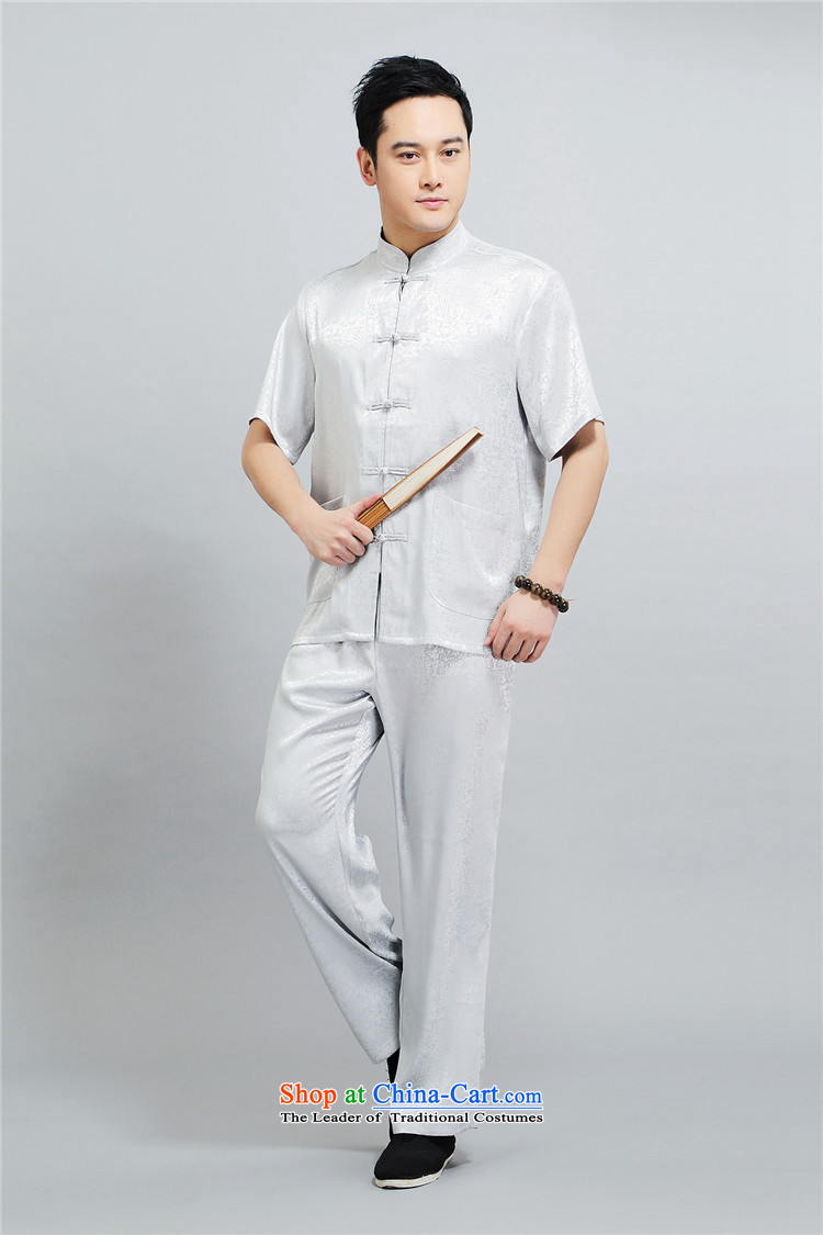 Kyung-ho, older short-sleeved Tang dynasty male middle-aged men short-sleeved summer short-sleeved shirt older persons Kit White XXL picture, prices, brand platters! The elections are supplied in the national character of distribution, so action, buy now enjoy more preferential! As soon as possible.