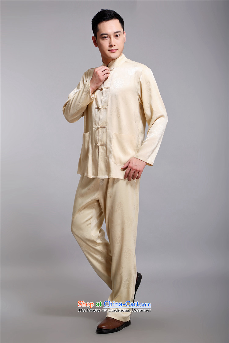 Kyung-ho covered by the Tang Dynasty Package male Han-China wind men aged Chinese summer long-sleeved national costumes Light Gray L picture, prices, brand platters! The elections are supplied in the national character of distribution, so action, buy now enjoy more preferential! As soon as possible.
